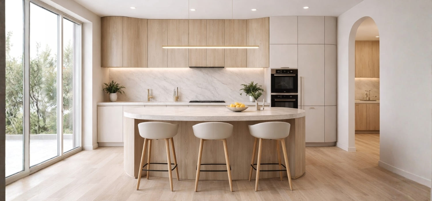 Cuisine Ballerina avec façades modernes