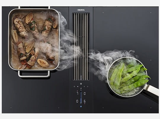 Taque de cuisson Bora avec hotte intégrée