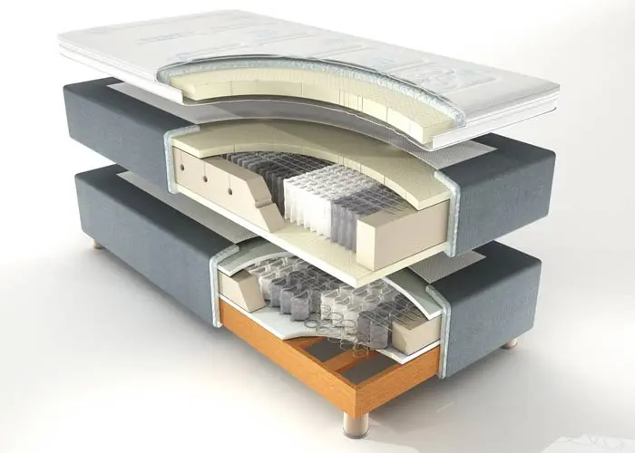 Structure d'un lit velda