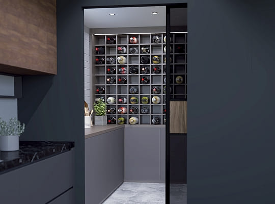 Rangement de cuisine fait sur mesure