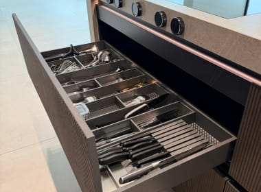 Projet de cuisine à Grâce-Hollogne, tiroirs de rangement