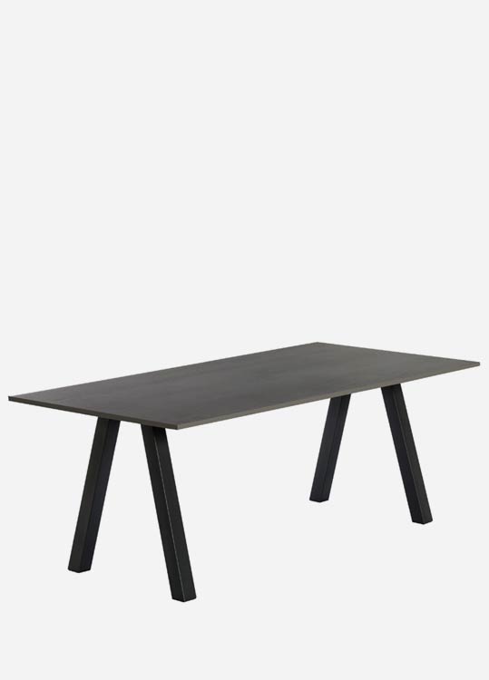 Table Perfecta, modèle Veneto, série HPL, coloris anthracite