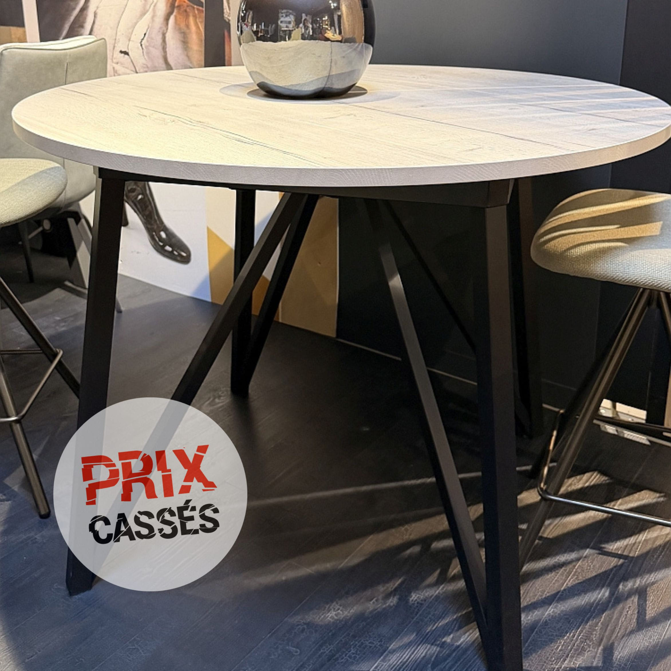 Déstockage table ronde Perfecta Wacko