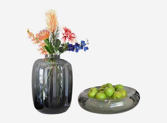 Vases, objets de décoration